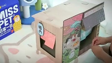 ARKPET | Japanese-style Cat Scratching Post Cat House Installation Instruction