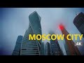 [4K] Москва Сити в ноябре / Вид с Кутузовского / Набережная / Мост Багратион / Обзор башен