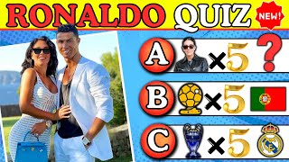 The Ultimate Ronaldo Quiz: How well do you really know the soccer superstar Cristiano Ronaldo❓