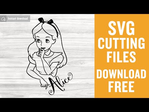 Alice In Wonderland Svg Free Cutting Files for Cricut Instant Download