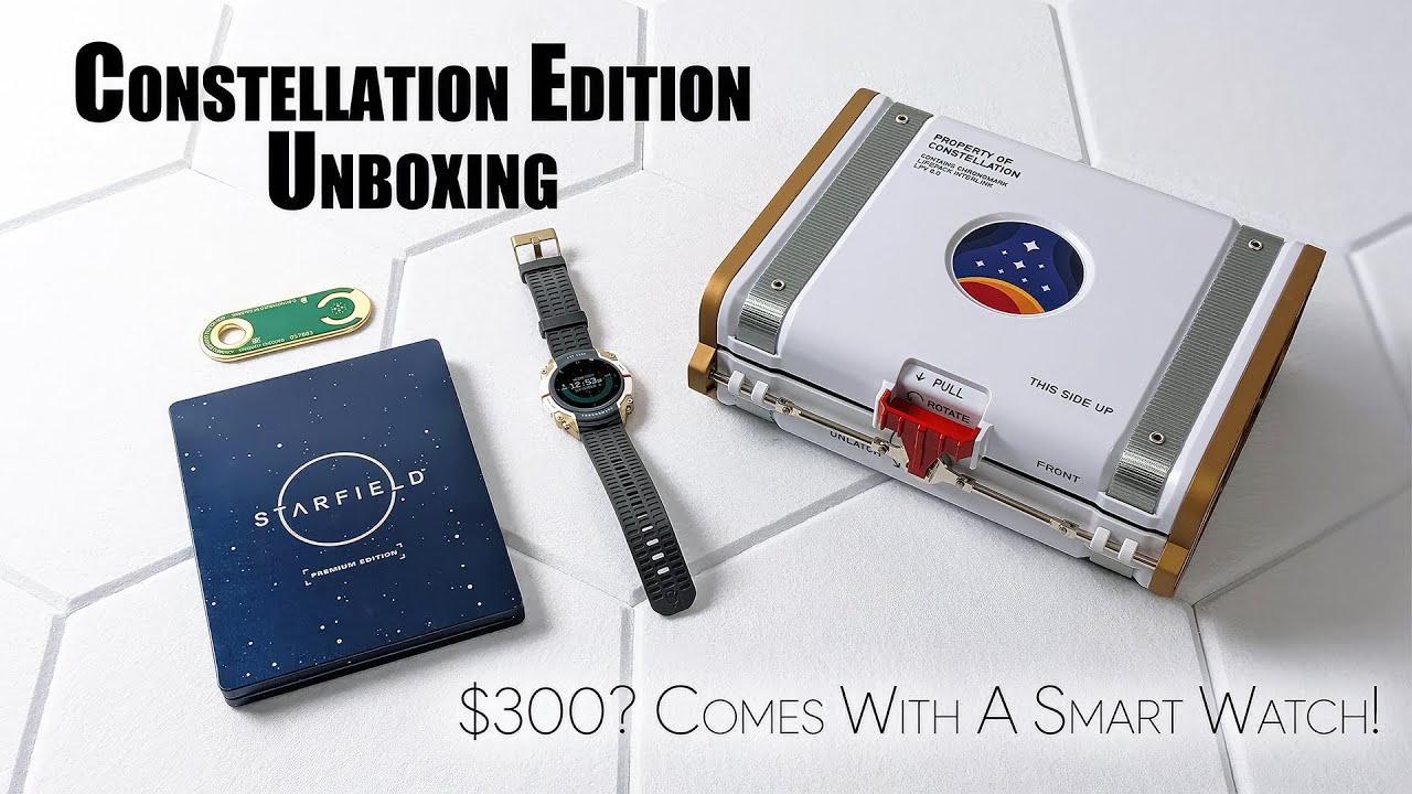 Starfield Constellation Edition unboxing - YouTube