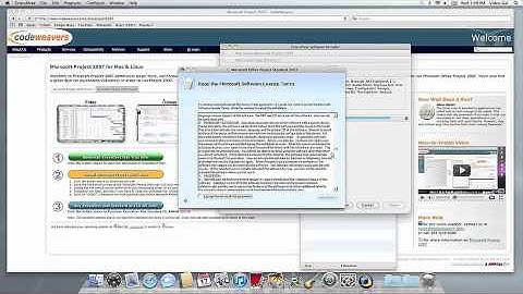 Installing Microsoft Project 2007 on Mac with CrossOver