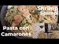 Pasta con Camarones 🍤🍤 (Shrimp Scampi) | Picosito y Sabroson