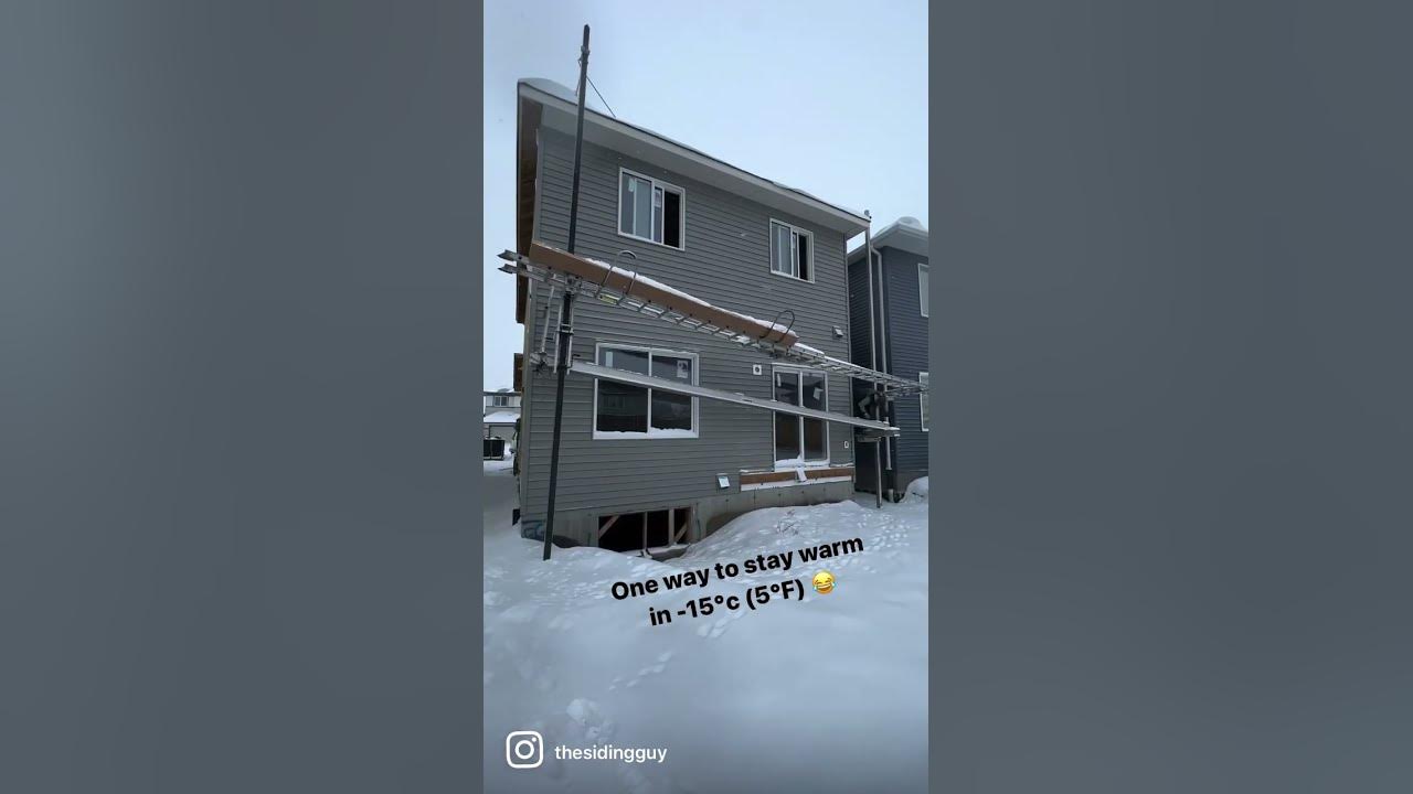 Pump Jack Scaffolding Vinyl Siding - YouTube