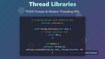 Thread Libraries Explained: Pthreads, Windows Threads, C++11 & More!