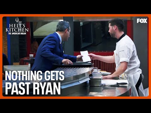 Waiter Attempts To Sneak A Mistake Past Ryan | Hell’s Kitchen