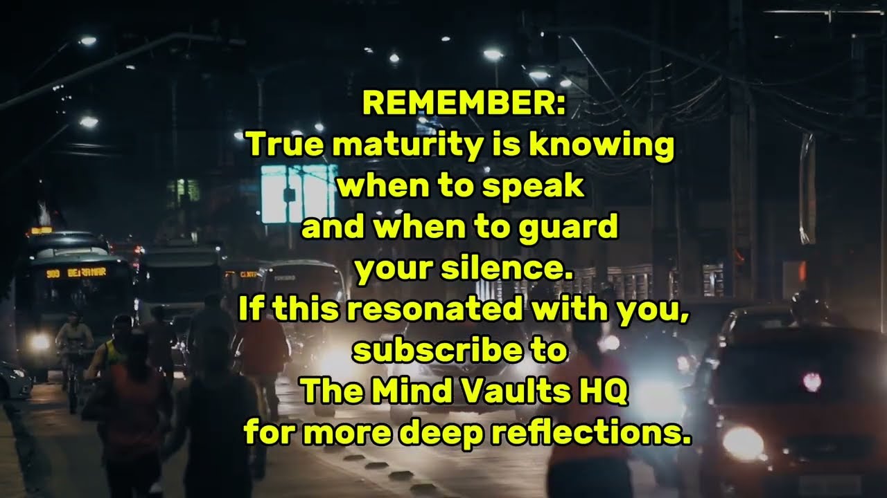 Stop Explaining Yourself to Everyone 🤐 | The Mind Vaults HQ