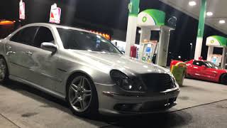 Stock E55 AMG vs Weistec E55
