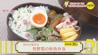 秋の行楽弁当　旬野菜の秋色弁当