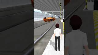 3D Driving Class: Car Vs Bullet Train🚅😱 #3ddrivingclass #gameplay