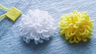 簡単にできます！　定規とひもを使って作るお花　How to make a　Flower with Scale