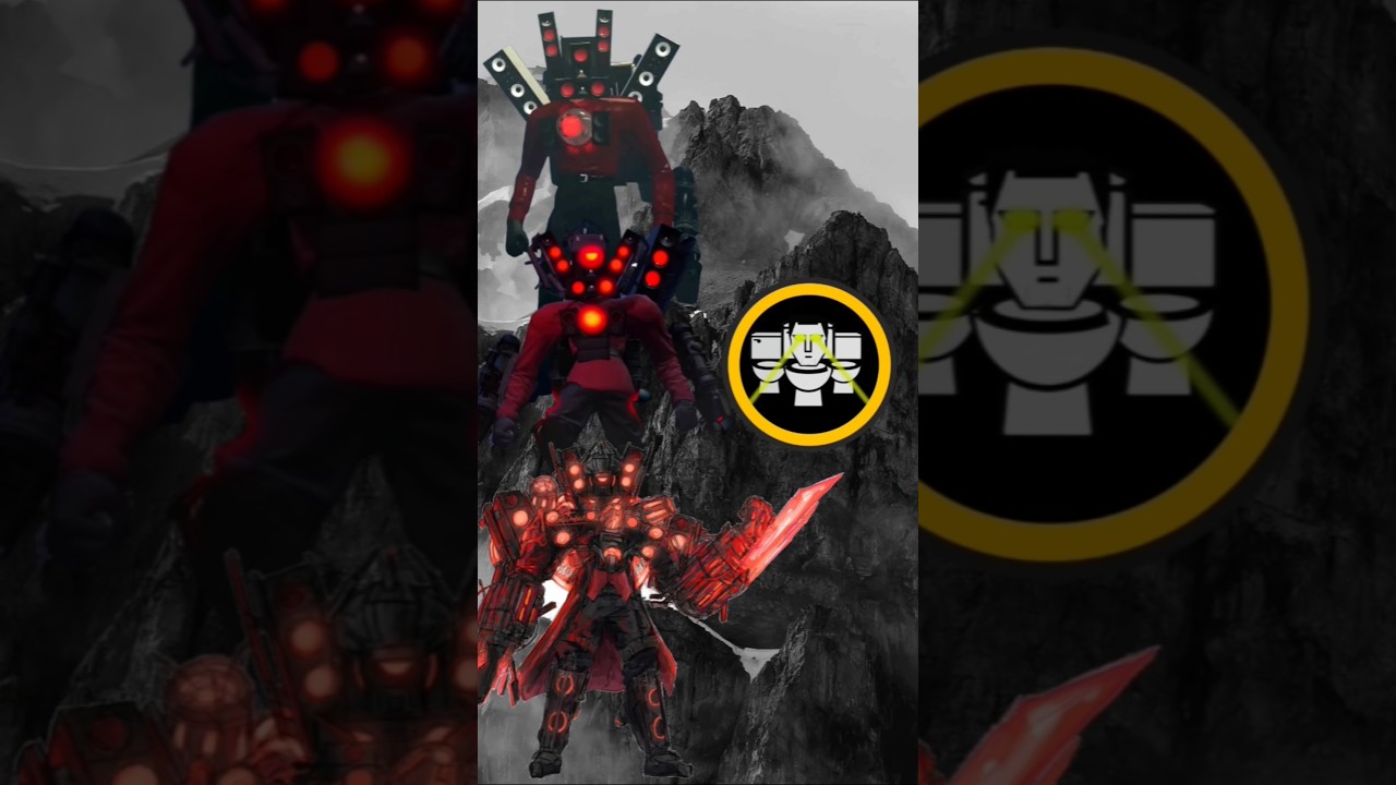 titan speakerman  vs all Skibidi.t🚀💯