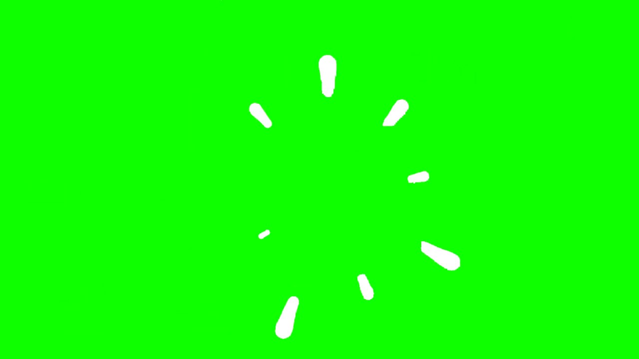 Green Screen Burst Animation Accent