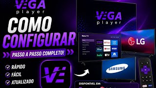 COMO CONFIGURAR O VEGA PLAYER NA SUA TV LG, SAMSUNG OU ROKU! ( MELHOR APLICATIVO DE CANAIS) screenshot 3