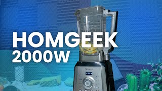 Homgeek 2000W : Un blender à grande capacité [TEST]