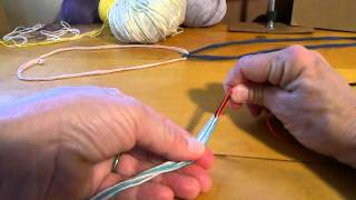 Starting the Chevrons braided Bracelet with no loose ends (bracelet part 1)
Learn the braiding moves for this braid in my other videos:
5-loop version first: http://www.youtube.com/watch?v=mSS5yw4OWOM
7-loop version next: http://www.youtube.com/watch?v=4qGYp4Rnpns
This video teaches how to set up with this Chevrons and stripes color-pattern to braid a no-ends looped start and then the main part of the bracelet. Finishing with a fringe of mini-braids is shown in another video. The 3rd video shows how to use the loop to make an adjustable closure knot for the bracelet.
0:00 Intro, picture of finished bracelet decorating my teapot
0:10 Beginning of tutorial,
0:44 Handshake loop start explanation
3:05 Loop set-up for this bracelet, using 4 bicolor and 3 single-color loops.
3:32 description of the loops (make them LONGER than I say 35 would be safer)
6:40 Linking the left and right loops for the handshake start.
8:30 Putting a header cord thru the left and right loops
9:13 Setting up for braiding the left bunch of loops.
10:48 Making a 4-loop braid with the Edge pattern to form the left side of what will be the loop at the top of the bracelet.
13:45 Switching to braiding the right side of the header-loop (3-loop braid)
15:02 Starting the 3-loop braiding
16:00 Setting up the loops for starting the joined 7-loop braid with the chevrons over Edge striped pattern.
18:08 Start of braiding moves
18:54 Halfway through 1st pattern repeat is the time to fussy-tighten the joining of the loop onto the very beginning of the braid.
22:30 looking at the braided pattern, and pulling out the header cord..
I have a second, shorter video showing how to make some little mini-braids to finish off the bracelet, and a third short video showing how to make a sliding, adjustable knot out of the loop at the start of the braid. All these videos are part of my Loop Braiding blog tutorial on this bracelet:
http://loopbraider.com/2012/06/05/bracelet-with-chevrons/
Thanks for watching! Visit my blog for lots more tutes and loop braiding info:
http://loopbraider.com/ (homepage)
http://loopbraider.com/tutorials/ (links to the tutorials) Starting the Chevrons braided Bracelet with no loose ends (bracelet part 1)