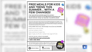 Summer Meals Program