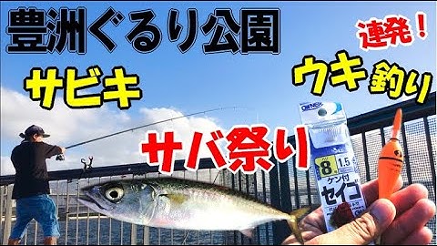 夏のサバ祭り！誰でも簡単に釣れるウキ釣り釣法とサビキで釣りしたら入れ食い！アオイソメVSエビ【豊洲ぐるり公園】