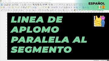 Español - Grainline Parallel to Segment | TUKAdesign Video Help | CAD Pattern Making Software