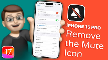 How to Hide the Silent Mode Status Bar Icon on iPhone 15 Pro