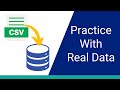 How to Practice SQL with Free Real-World Data