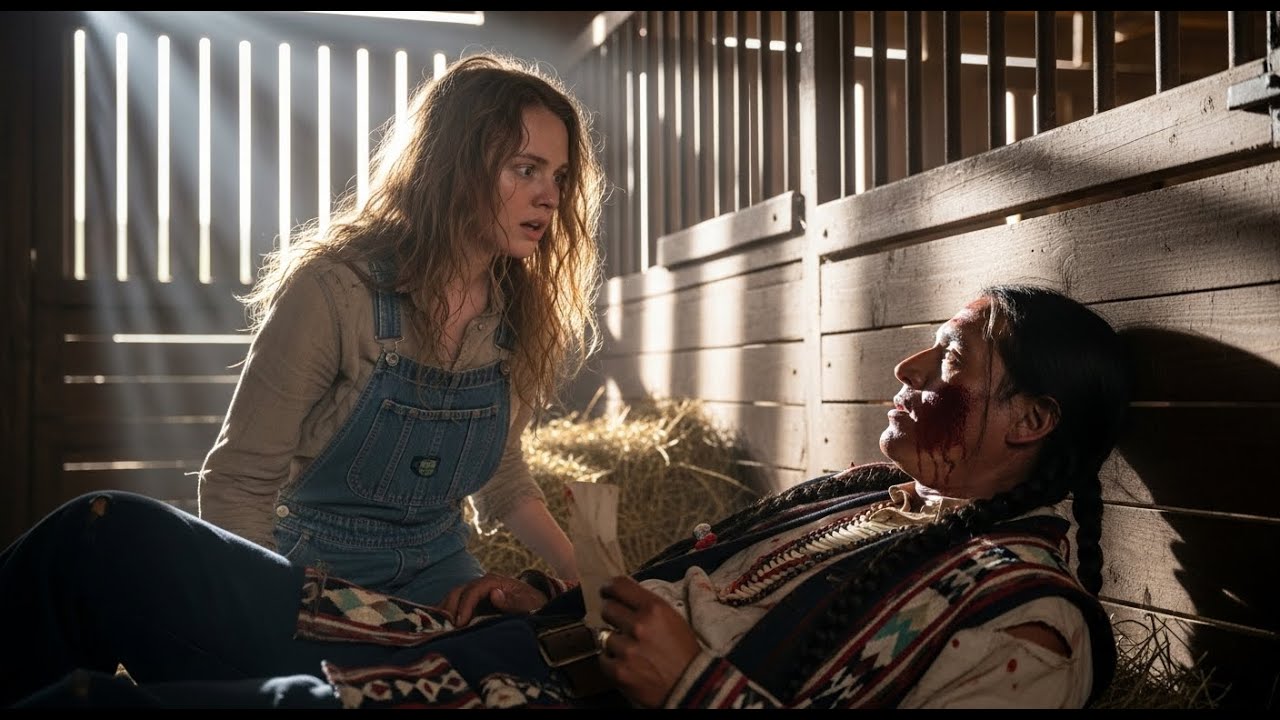 Sirotek dívka Objeví Zraněného NAVAJA ve stodole... Se skrytým Dopisem od svého Zesnulého