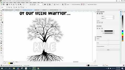 Corel Draw Tips & Tricks Name or text inside a tree