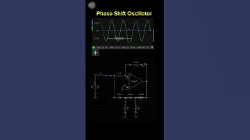 Phase Shift Oscillator #shorts