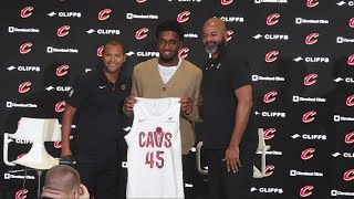 Cleveland Cavaliers welcome Donovan Mitchell during afternoon press conference