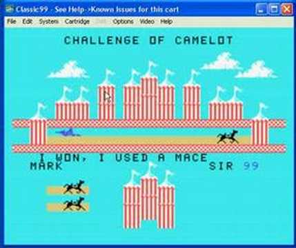 Camelot - *OLD* TI BASIC game on the TI-99/4A