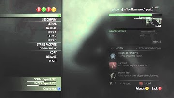 Modern Warfare 3: Custom Classes