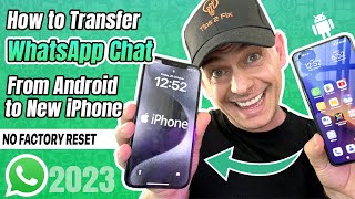 How to Transfer WhatsApp from Android to iPhone Without Factory Reset (2 Ways Including Free) 2023 screenshot 5