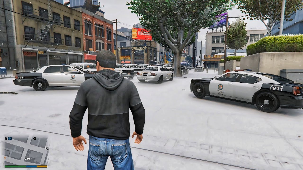 Gta V Enchanted - Michael Stole a Police Car… and They Couldn’t Stop Him 🚓