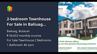 2-bedroom Townhouse For Sale in Baliuag Bulacan