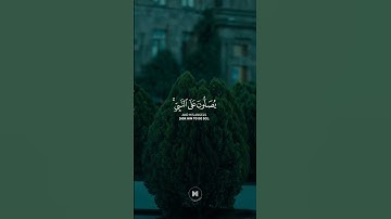 إن الله وملائكته يصلون على النبي 🌿 حالات واتس اب قران 🌿 سورة الأحزاب 🌿 القارئ #سعد_الغامدي  🌿