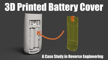 3D Printed Battery Cover: A Case Study in Reverse Engineering with Creality Scan Raptor