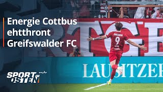 Energie Cottbus entthront Greifswald vor fantastischer Kulisse | Sport im Osten | MDR