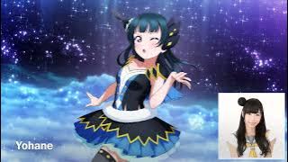 Every Aqours member’s “yakitsuketai kara” in WATER BLUE NEW WORLD