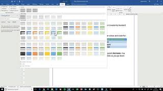 Office 2016 Word #17 How to apply styles to Tables in Word