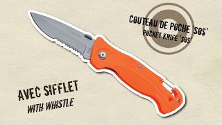 BALADÉO® Folding Knife SOS With whistle ECO194 screenshot 3