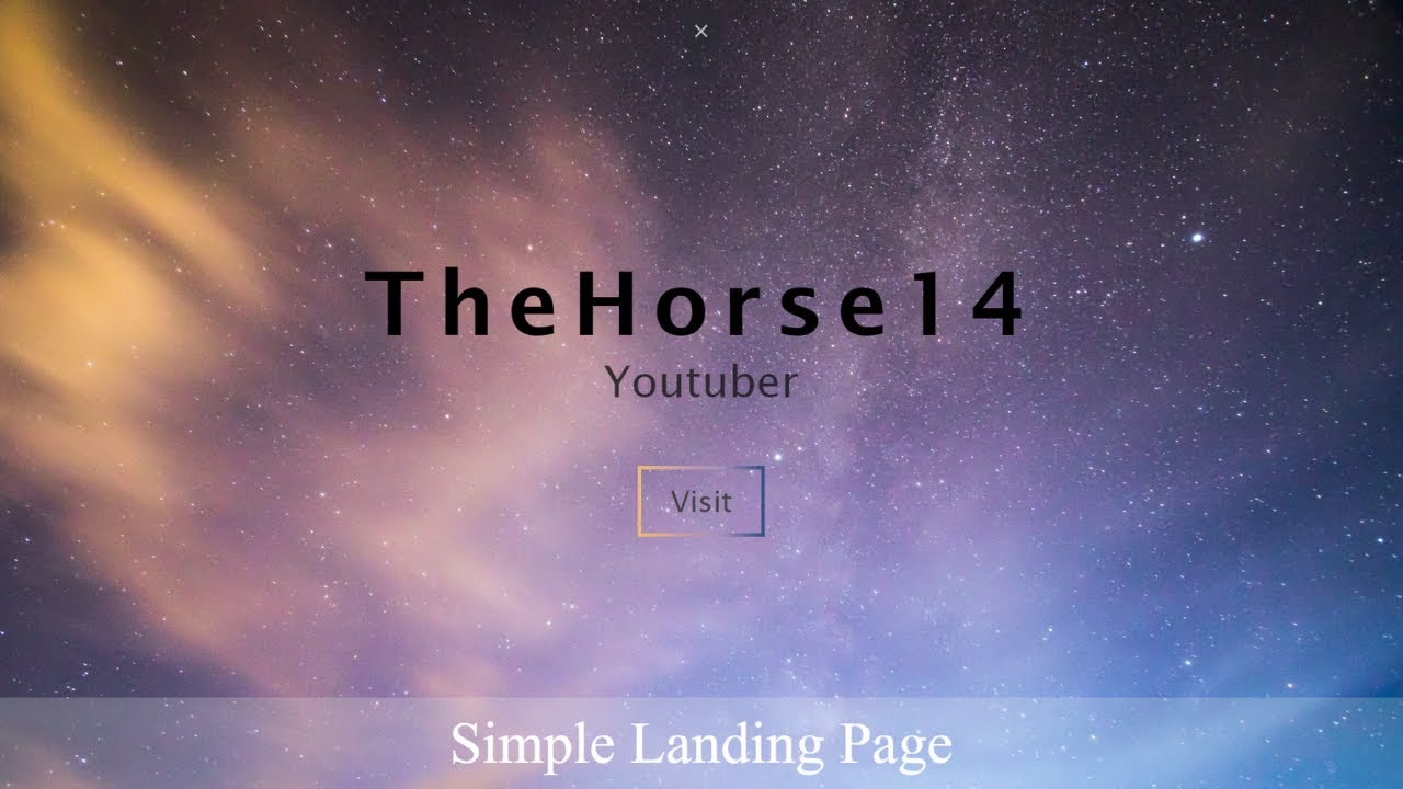 Landing Page with HTML and CSS | CSS Tutorials - YouTube