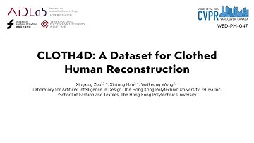 CLOTH4D: A Dataset for Clothed Human Reconstruction