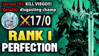 Rank 1 Viego Goes 17/0 In High Elo!