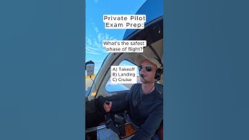 Safest Phase of Flight? ✈️ | PPL Exam Prep Explained 👇 #shorts #aviation