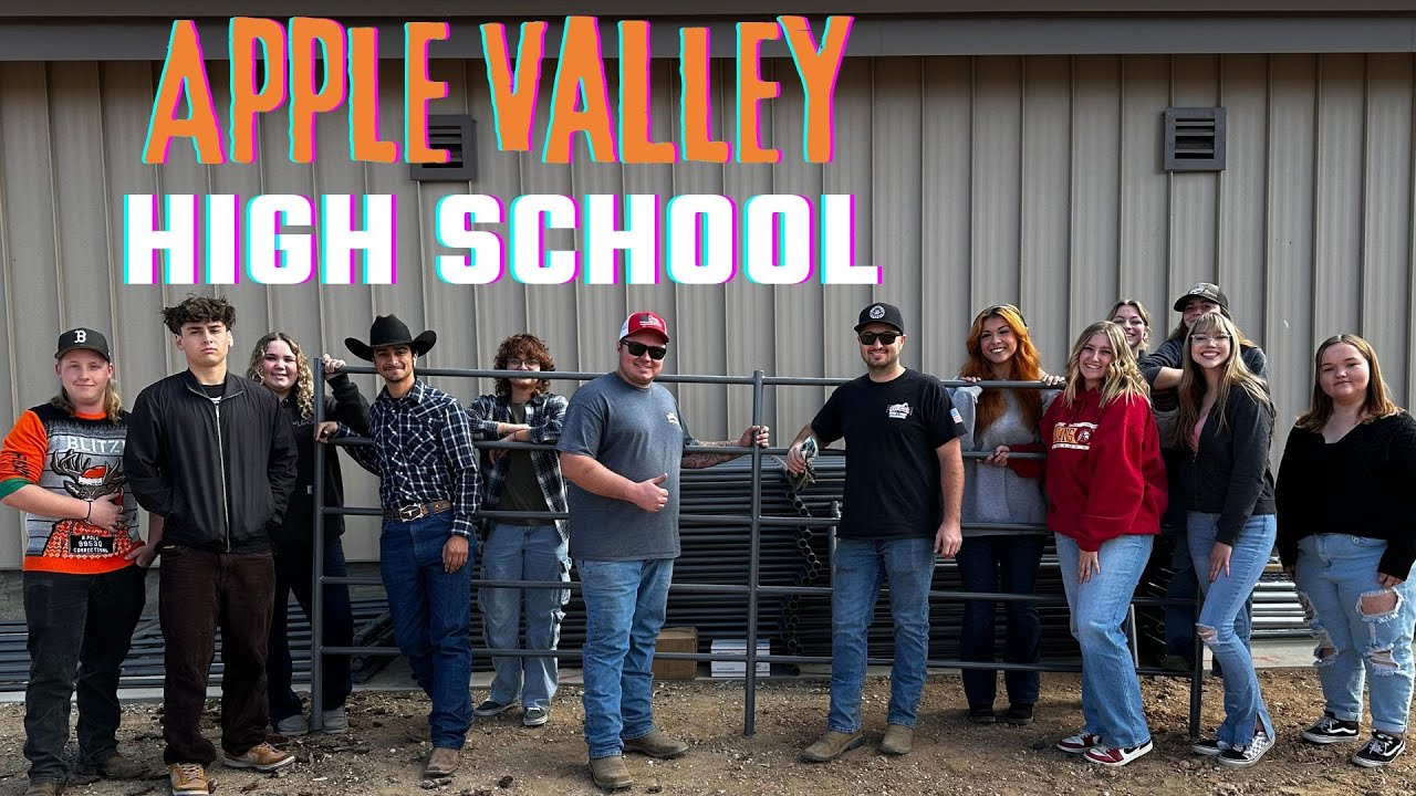 Apple Valley High School Gets New Corral Panels!! - YouTube