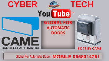 Automatic Remote control  sliding gate By CAME BK 1200 CYBER TECH