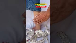 New designer silver heavyweight Payal 🌸#youtubeshorts #jewellery #silver #shortsfeed