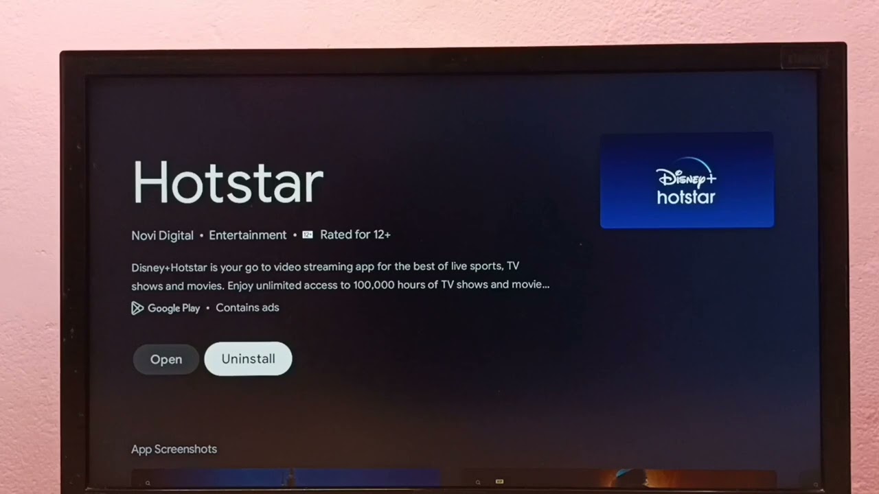 Google TV 2 Ways to Uninstall Disney+ Hotstar in Google TV Android TV