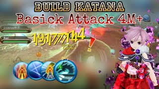 Build Katana Basic Attack 4M+ - Toram Online
