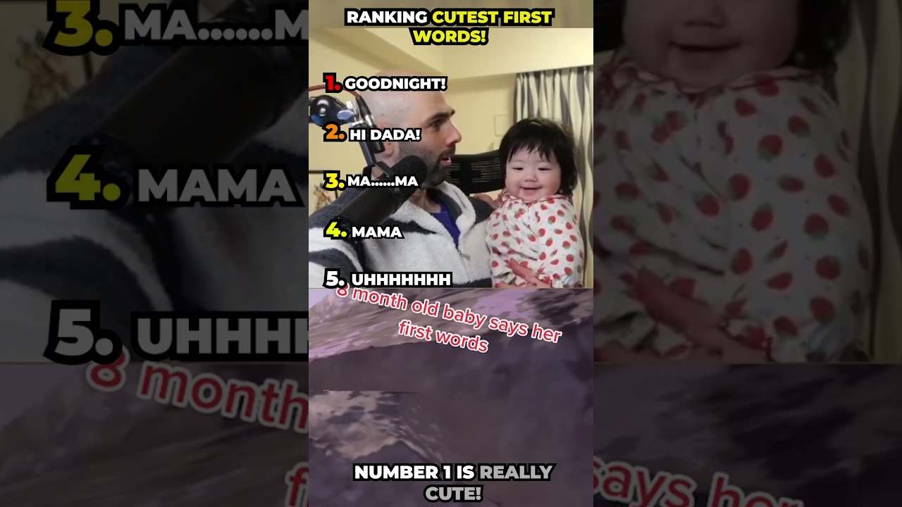 Ranking Babies First Words Baby Cute Shorts